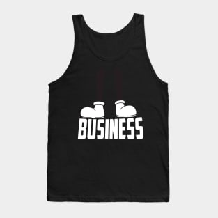 Standing On Business Retro Slang Saying Standing ON Business Tank Top